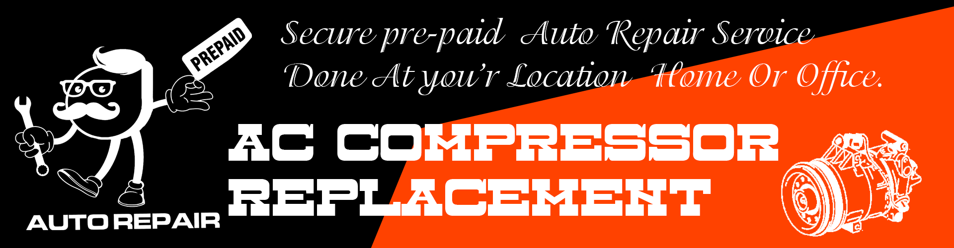 cheap-Ac-compressor-steering-pump-durham-mobile-mechanics-auto-repairs-logo-banner